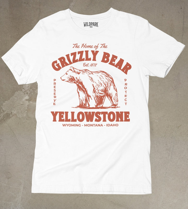 Yellowstone Grizzly Bear Tee