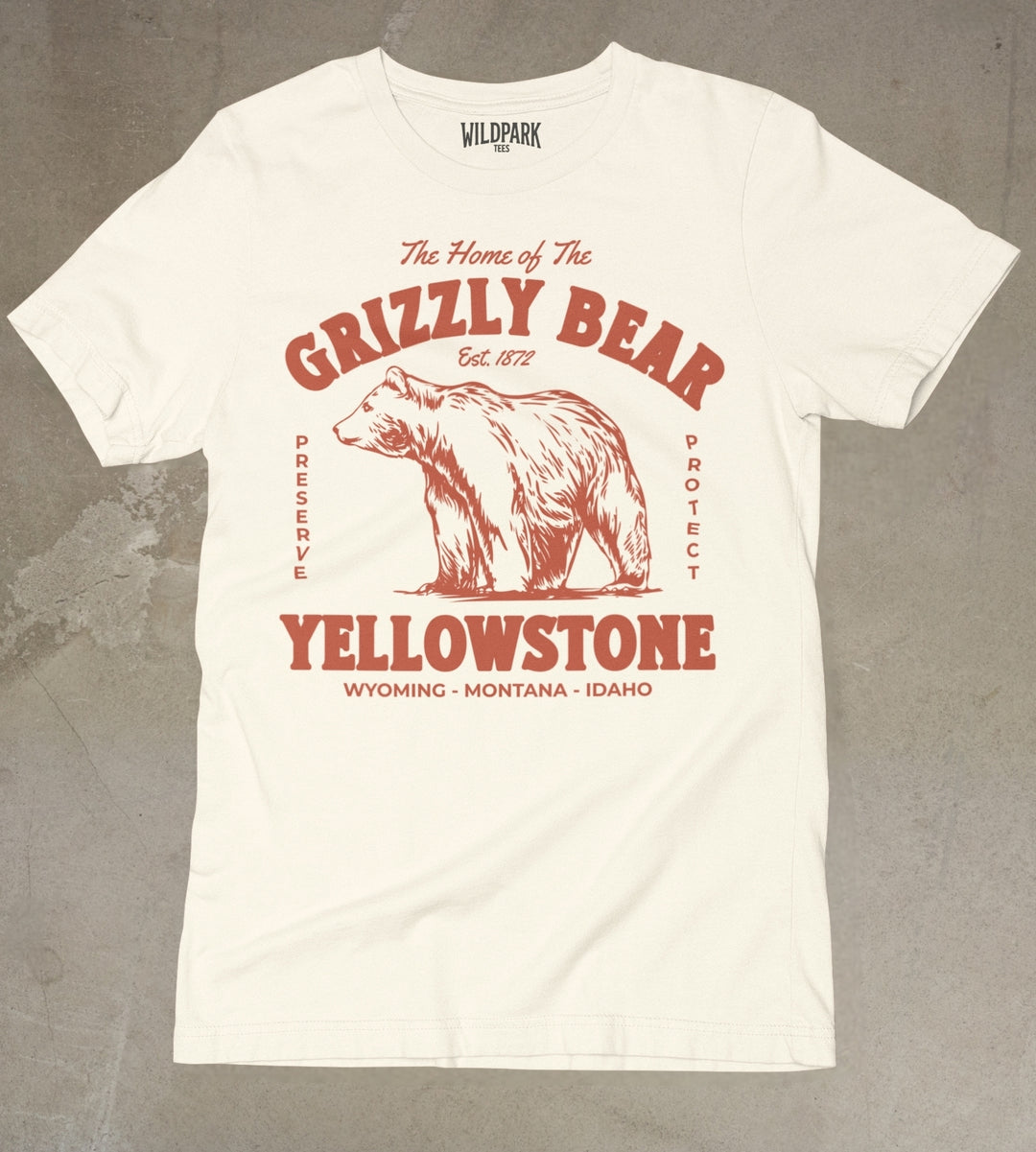 Yellowstone Grizzly Bear Tee