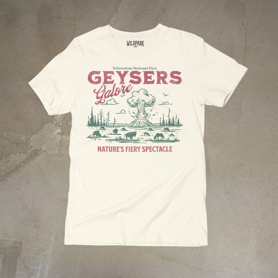 Yellowstone Geysers Tee