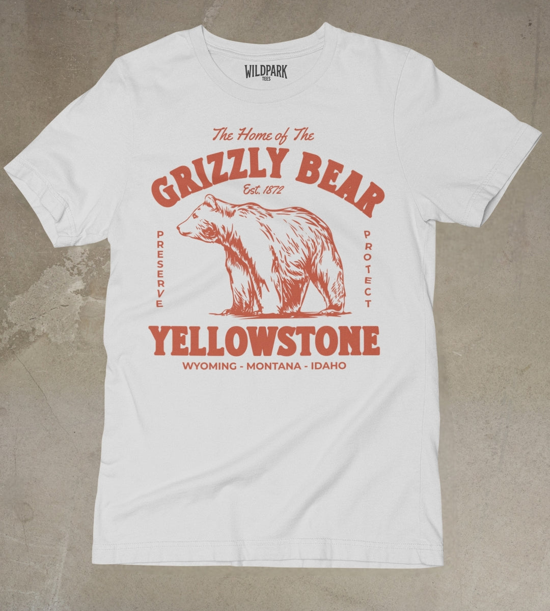 Yellowstone Grizzly Bear Tee