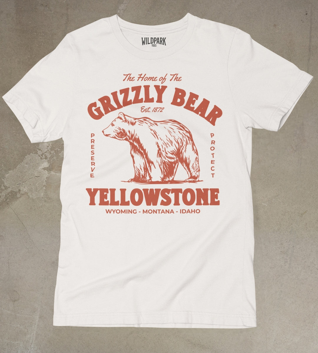 Yellowstone Grizzly Bear Tee